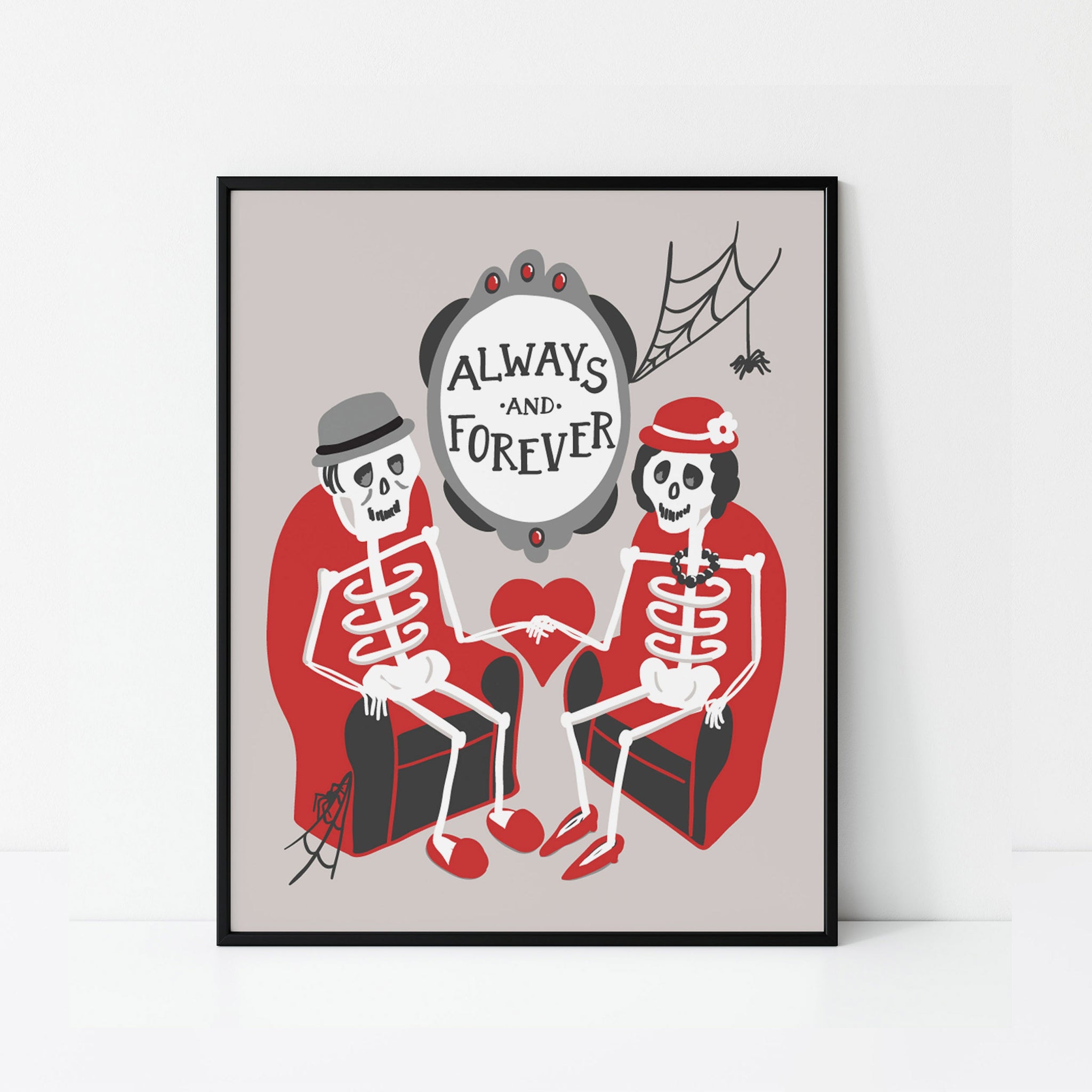 'Always + Forever' - CUSTOM NAMES - 'Art Print